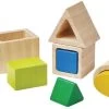 Plan Toys PlanToys Holzspielzeug Geo-Matching-Blöcke -Kinder Welt Verkauf plantoys holzspielzeug geo matching bloecke