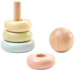 Plan Toys PlanToys Holzspielzeug Mein Erster Stapelring - Pastell -Kinder Welt Verkauf plantoys holzspielzeug mein erster stapelring pastell 2