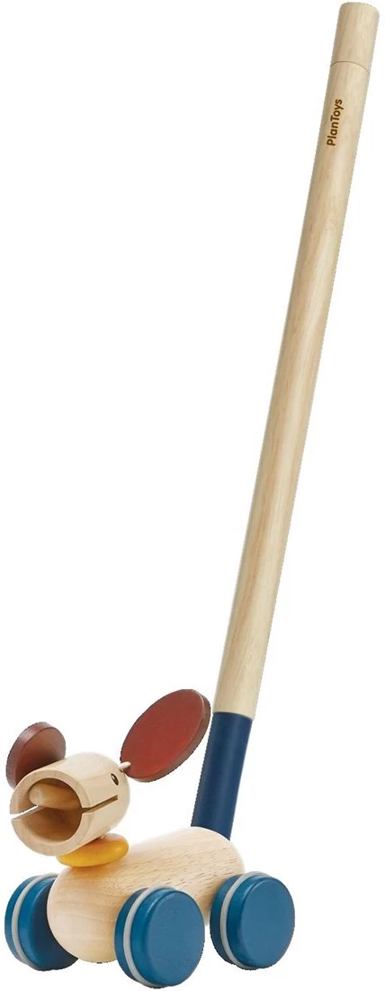 Plan Toys PlanToys Holzspielzeug Schieben & Ziehen-Welpe 5 Plan Toys PlanToys Holzspielzeug Schieben & Ziehen-Welpe – Bild 3