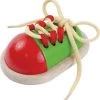Plan Toys PlanToys Holzspielzeug Schnürsenkel-Schuh -Kinder Welt Verkauf plantoys holzspielzeug schnuersenkel schuh
