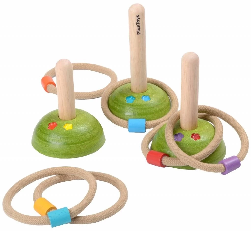 Plan Toys PlanToys Holzspielzeug Wiese Ringwurf 3 Plan Toys PlanToys Holzspielzeug Wiese Ringwurf