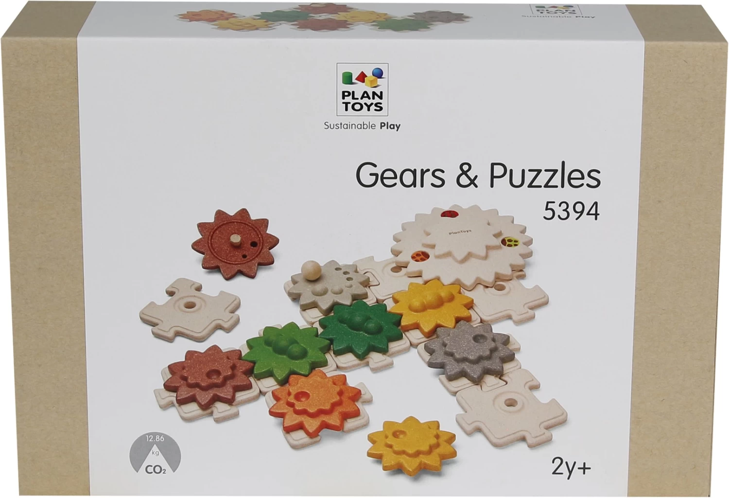 Plan Toys PlanToys Holzspielzeug Zahnräder & Puzzles 4 Plan Toys PlanToys Holzspielzeug Zahnräder & Puzzles – Bild 2