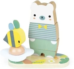 Janod Pure Stapeltier "Bär" -Kinder Welt Verkauf pure stapeltier quot baer quot 3