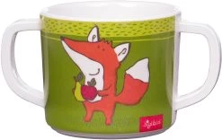 SIGIKID 25020 Melamin Tasse Forest Fox Mädchen Und Jungen Kinder-Geschirr Empfohlen Ab Geburt Grün
