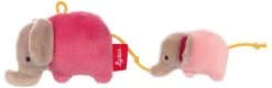 SIGIKID 42291 Rassel Elefanten Red Stars Mädchen Und Jungen Babyspielzeug Empfohlen Ab Geburt Rosa