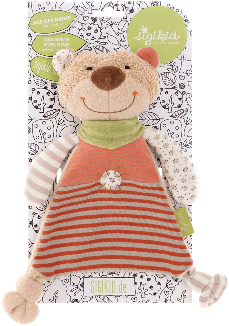 Sigikid Schnuffeltuch Bär, Green 4 Sigikid Schnuffeltuch Bär, Green – Bild 2