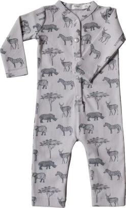 Snoozebaby Anzug Sturmgrau - 50/56