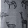 Snoozebaby Bio-Wickeltuch Safari Grau - 80x80 Cm -Kinder Welt Verkauf snoozebaby bio wickeltuch safari grau 80x80 cm