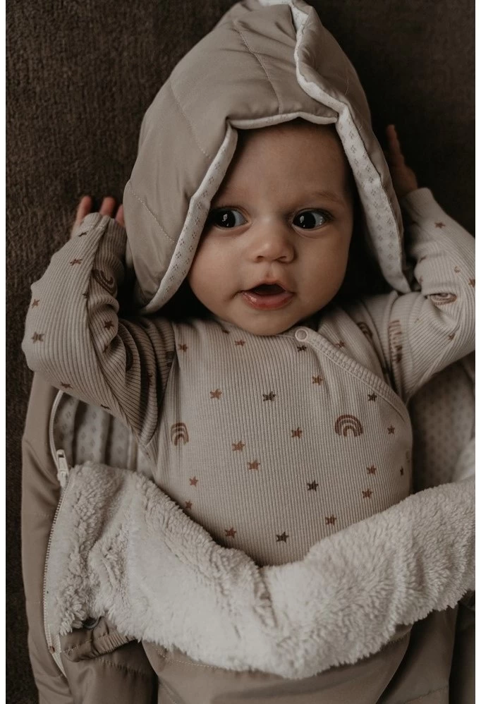 Snoozebaby Bodysuit Bio-Baumwolle Milky Rust Regenbogen - Größe 50-56 4 Snoozebaby Bodysuit Bio-Baumwolle Milky Rust Regenbogen - Größe 50-56 – Bild 2