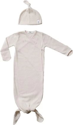 Snoozebaby Neugeborenen-Kokon Inkl. Mütze Peach Blush - 0-3 Monate