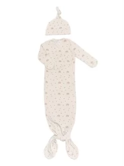 Snoozebaby Neugeborenenkokon Inkl. Mütze Milky Rust Rainbow - 0-3 Monate