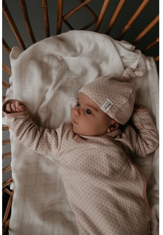 Snoozebaby Neugeborenenkokon Milky Rust - 3-6 Monate 4 Snoozebaby Neugeborenenkokon Milky Rust - 3-6 Monate – Bild 2