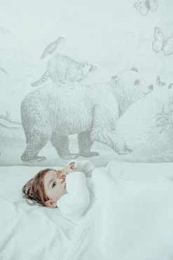 Snoozebaby Decke Kinderbett T.O.G. 2.0 Stone Beige - 75X100cm -Kinder Welt Verkauf snoozebaby organic blanket crib tog 20 stone beige 75x100cm