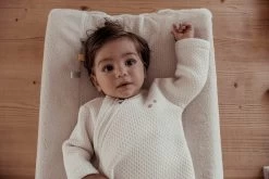 Snoozebaby Wickelauflage Happy Dressing Stone Beige - 45 X 70cm GOTS -Kinder Welt Verkauf snoozebaby organic changing cover happy dressing 45 x 70cm stone beige 1