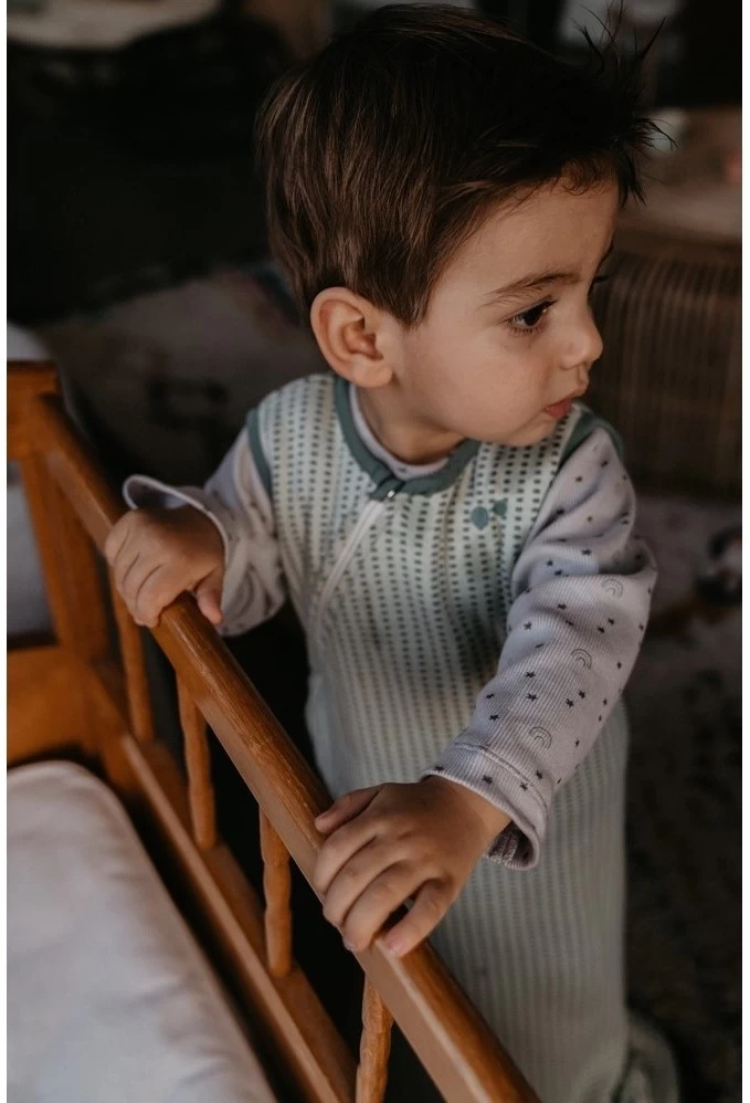 Snoozebaby Schlafanzug ärmellos TOG 1.0 Smokey Green - 3-9 Monate 3 Snoozebaby Schlafanzug ärmellos TOG 1.0 Smokey Green - 3-9 Monate