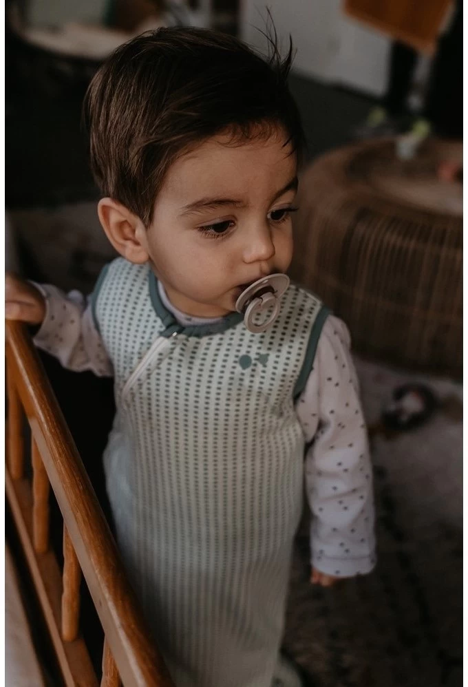 Snoozebaby Schlafanzug ärmellos TOG 1.0 Smokey Green - 9-24 Monate 3 Snoozebaby Schlafanzug ärmellos TOG 1.0 Smokey Green - 9-24 Monate