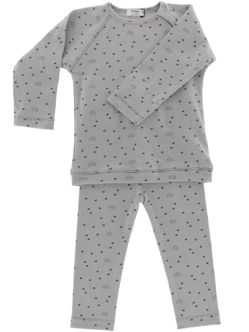 Snoozebaby Schlafanzug Milky Rust Regenbogen - 74/80 3 Snoozebaby Schlafanzug Milky Rust Regenbogen - 74/80