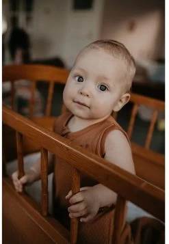 Snoozebaby Schlafanzug Ohne Ärmel TOG 1.0 Toffee - 3-9 Monate -Kinder Welt Verkauf snoozebaby schlafanzug ohne aermel tog 10 toffee 3 9 monate 2