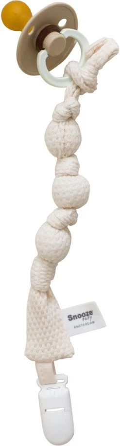 Snoozebaby Schnuller Schnur Pfirsich Erröten