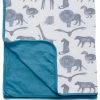 Snoozebaby Summer Crib Blanket Storm Blue