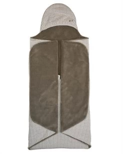 Snoozebaby Wickeldecke Trendy Wrapping Warm Braun - 90x110cm