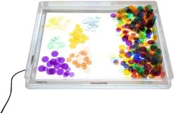 TickiT 72046 Abdeckplatte Für Lichttafel, DIN A3, Kunststoff, Transparent