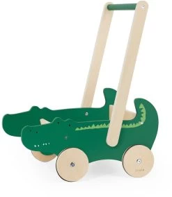 Trixie Holz Schiebewagen - Mr. Crocodile