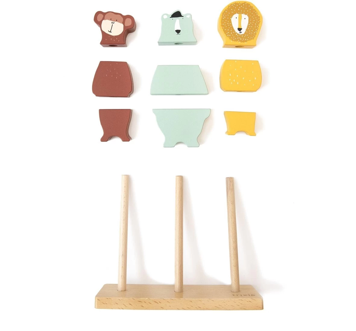 Trixie Holz Stapel-Puzzle 4 Trixie Holz Stapel-Puzzle – Bild 2