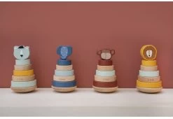 Trixie Holz Stapelturm - Mr. Polar Bear -Kinder Welt Verkauf trixie holz stapelturm mr polar bear 3