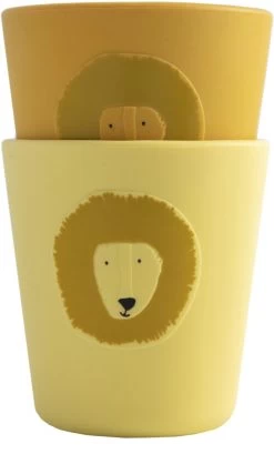 Trixie Silikon Becher 2-pack - Mr. Lion