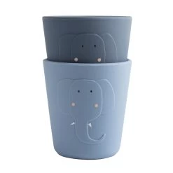 Trixie Silikon Becher 2-pack - Mrs. Elephant