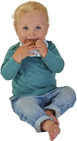 VULLI 200332 Bandana Halstuch/Lätzchen Sophie La Girafe Mit Beißfläche Aus Kautschuk, Blau -Kinder Welt Verkauf vulli 200332 bandana halstuch laetzchen sophie la girafe mit beissflaeche aus kautschuk blau 3