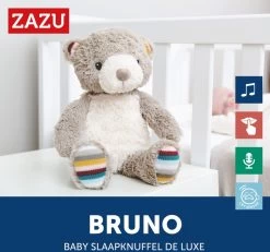 Zazu Muziekknuffel Deluxe Met Nachtlampje - Bruno Beer -Kinder Welt Verkauf zazu muziekknuffel deluxe met nachtlampje bruno beer 3